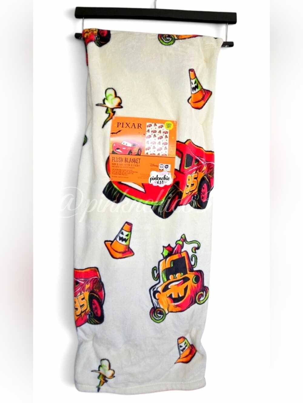 Disney Pixar Cars Halloween Throw Blanket 50 X 70